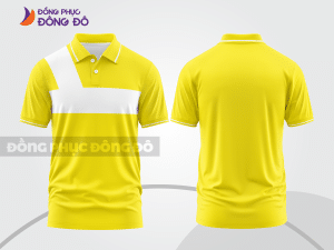 Mẫu thiết kế áo polo basic đồng phục công ty màu vàng ctpb644