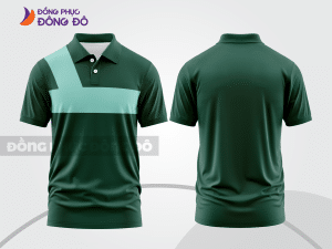 Mẫu thiết kế áo polo basic đồng phục công ty màu xanh rêu ctpb648