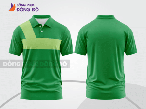 Mẫu thiết kế áo polo basic đồng phục công ty màu xanh lá cây ctpb653