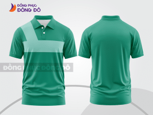 Mẫu thiết kế áo polo basic đồng phục công ty màu xanh ngọc ctpb655