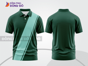 Mẫu thiết kế áo polo basic đồng phục công ty màu xanh rêu ctpb656