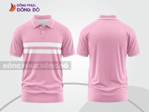 Mẫu thiết kế áo polo basic đồng phục công ty màu hồng ctpb67