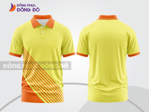 Mẫu thiết kế áo polo basic đồng phục công ty màu vàng ctpb706