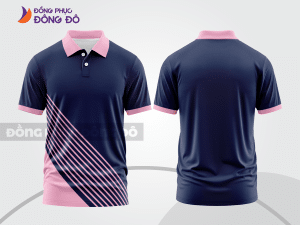 Mẫu thiết kế áo polo basic đồng phục công ty màu xanh tím than ctpb711