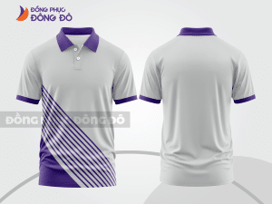 Mẫu thiết kế áo polo basic đồng phục công ty màu ghi xám ctpb712