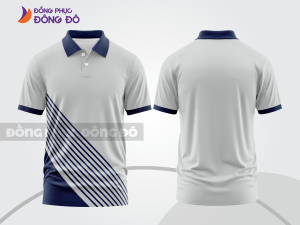 Mẫu thiết kế áo polo basic đồng phục công ty màu ghi xám ctpb714
