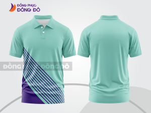 Mẫu thiết kế áo polo basic đồng phục công ty màu xanh ngọc ctpb721