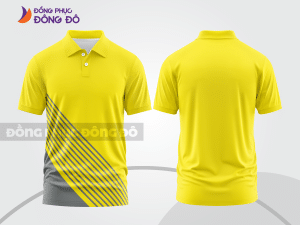 Mẫu thiết kế áo polo basic đồng phục công ty màu vàng ctpb732