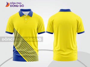 Mẫu thiết kế áo polo basic đồng phục công ty màu vàng ctpb733