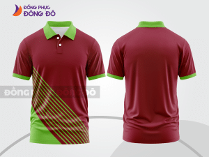 Mẫu thiết kế áo polo basic đồng phục công ty màu đỏ đô ctpb740