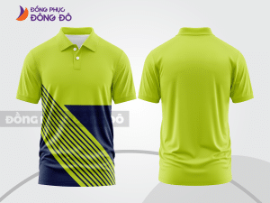 Mẫu thiết kế áo polo basic đồng phục công ty màu xanh nõn chuối ctpb746