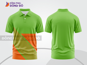 Mẫu thiết kế áo polo basic đồng phục công ty màu xanh lá mạ ctpb747