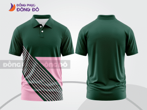 Mẫu thiết kế áo polo basic đồng phục công ty màu xanh két ctpb749