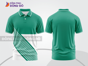 Mẫu thiết kế áo polo basic đồng phục công ty màu xanh ngọc ctpb764