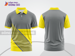 Mẫu thiết kế áo polo basic đồng phục công ty màu ghi xám ctpb765
