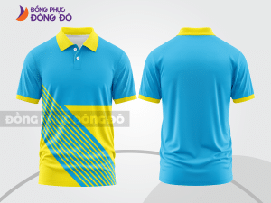 Mẫu thiết kế áo polo basic đồng phục công ty màu xanh da trời ctpb767