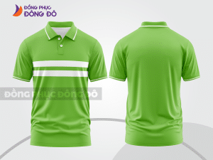 Mẫu thiết kế áo polo basic đồng phục công ty màu xanh cốm ctpb77