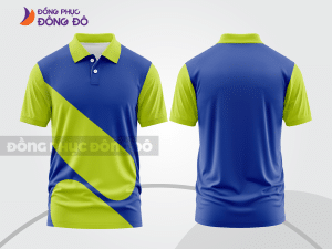 Mẫu thiết kế áo polo basic đồng phục công ty màu xanh dương ctpb774