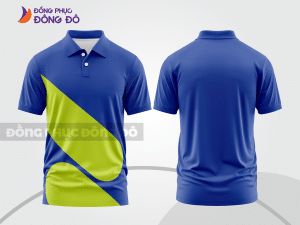 Mẫu thiết kế áo polo basic đồng phục công ty màu xanh dương ctpb775