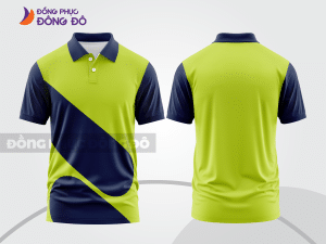 Mẫu thiết kế áo polo basic đồng phục công ty màu xanh nõn chuối ctpb777