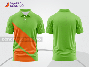 Mẫu thiết kế áo polo basic đồng phục công ty màu xanh lá mạ ctpb778