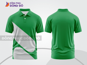 Mẫu thiết kế áo polo basic đồng phục công ty màu xanh lá cây ctpb781