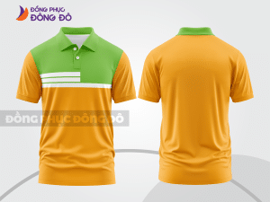 Mẫu thiết kế áo polo basic đồng phục công ty màu cam ctpb83