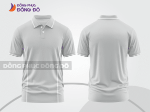 Mẫu thiết kế áo polo basic đồng phục công ty màu ghi xám ctpb846