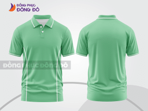 Mẫu thiết kế áo polo basic đồng phục công ty màu xanh ngọc ctpb849