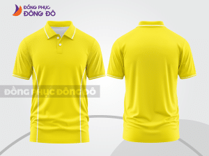 Mẫu thiết kế áo polo basic đồng phục công ty màu vàng ctpb851