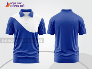 Mẫu thiết kế áo polo basic đồng phục công ty màu xanh dương ctpb854