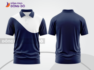 Mẫu thiết kế áo polo basic đồng phục công ty màu xanh tím than ctpb864