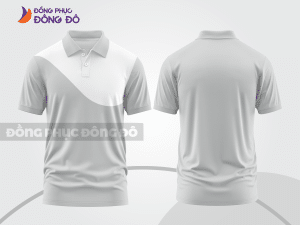Mẫu thiết kế áo polo basic đồng phục công ty màu ghi xám ctpb865