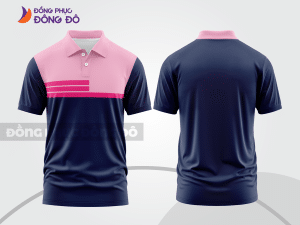 Mẫu thiết kế áo polo basic đồng phục công ty màu xanh tím than ctpb87