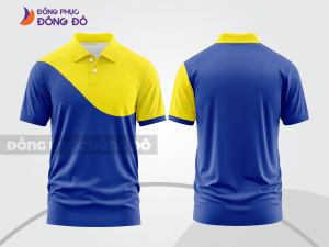 Mẫu thiết kế áo polo basic đồng phục công ty màu xanh dương ctpb873