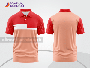 Mẫu thiết kế áo polo basic đồng phục công ty màu đỏ tươi ctpb88