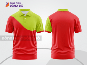 Mẫu thiết kế áo polo basic đồng phục doanh nghiệp đẹp màu đỏ tươi ctpb880