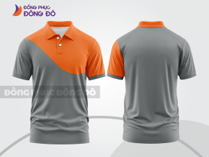 Mẫu thiết kế áo polo basic đồng phục doanh nghiệp đẹp màu ghi xám ctpb885