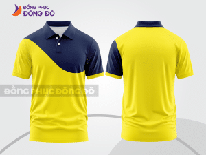 Mẫu thiết kế áo polo basic đồng phục doanh nghiệp đẹp màu vàng ctpb889