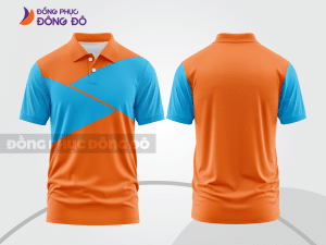 Mẫu thiết kế áo polo basic đồng phục doanh nghiệp đẹp màu cam ctpb890