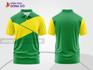 Mẫu thiết kế áo polo basic đồng phục doanh nghiệp đẹp màu xanh lá cây ctpb895