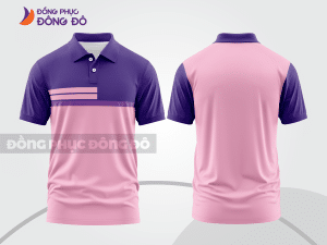 Mẫu thiết kế áo polo basic đồng phục công ty màu tím ctpb90