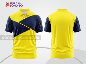 Mẫu thiết kế áo polo basic đồng phục doanh nghiệp đẹp màu vàng ctpb908