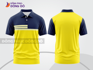Mẫu thiết kế áo polo basic đồng phục công ty màu vàng ctpb91