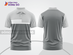 Mẫu thiết kế áo polo basic đồng phục công ty màu ghi xám ctpb92