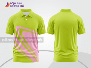 Mẫu thiết kế áo polo basic đồng phục doanh nghiệp đẹp màu xanh lá mạ ctpb924