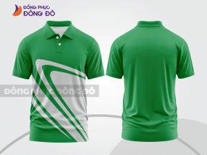 Mẫu thiết kế áo polo basic đồng phục doanh nghiệp đẹp màu xanh lá cây ctpb925