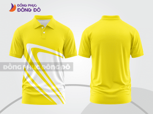 Mẫu thiết kế áo polo basic đồng phục doanh nghiệp đẹp màu vàng ctpb938