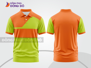 Mẫu thiết kế áo polo basic đồng phục doanh nghiệp đẹp màu cam ctpb959