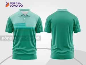 Mẫu thiết kế áo polo basic đồng phục công ty màu xanh ngọc ctpb96